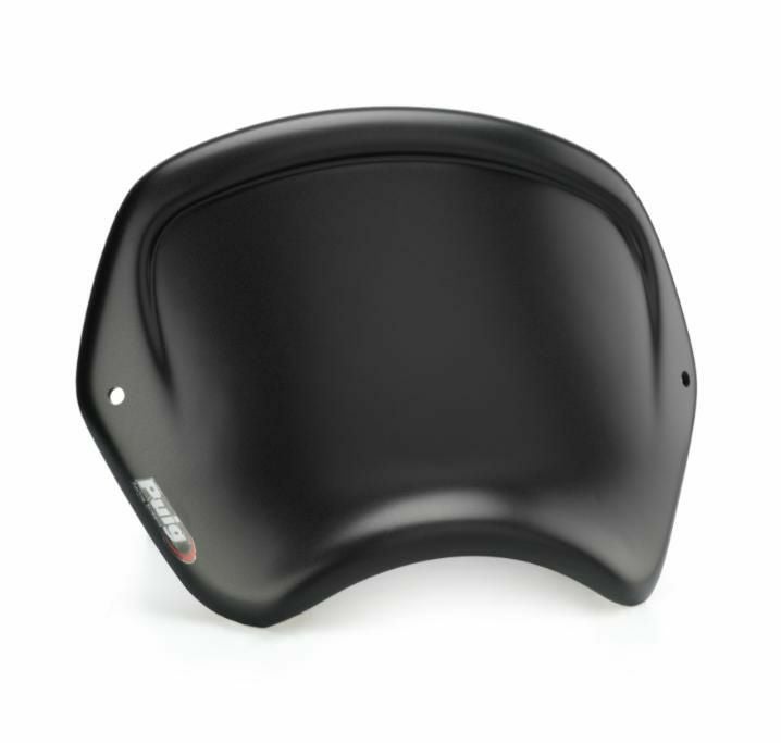 PUIG フォークマウント型汎用フロントプレート マットブラック
