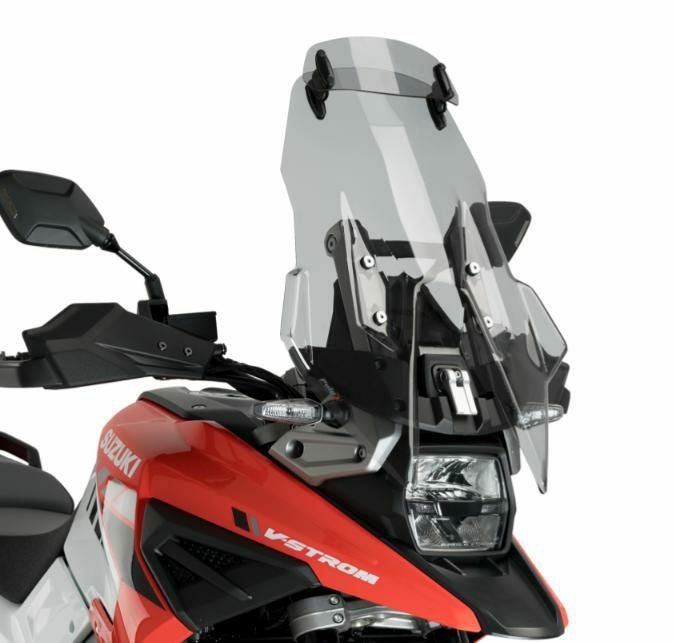 PUIG バイザー付ツーリングスクリーン スモーク SUZUKI Vストローム