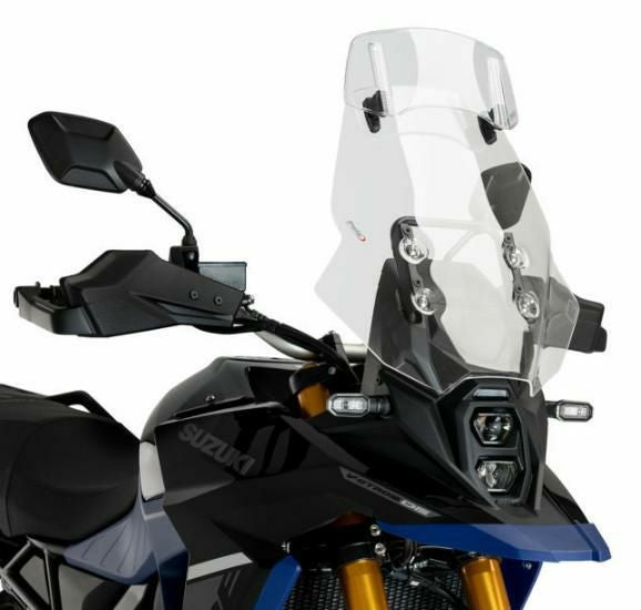 PUIG バイザー付ツーリングスクリーン クリア SUZUKI Vストローム800DE