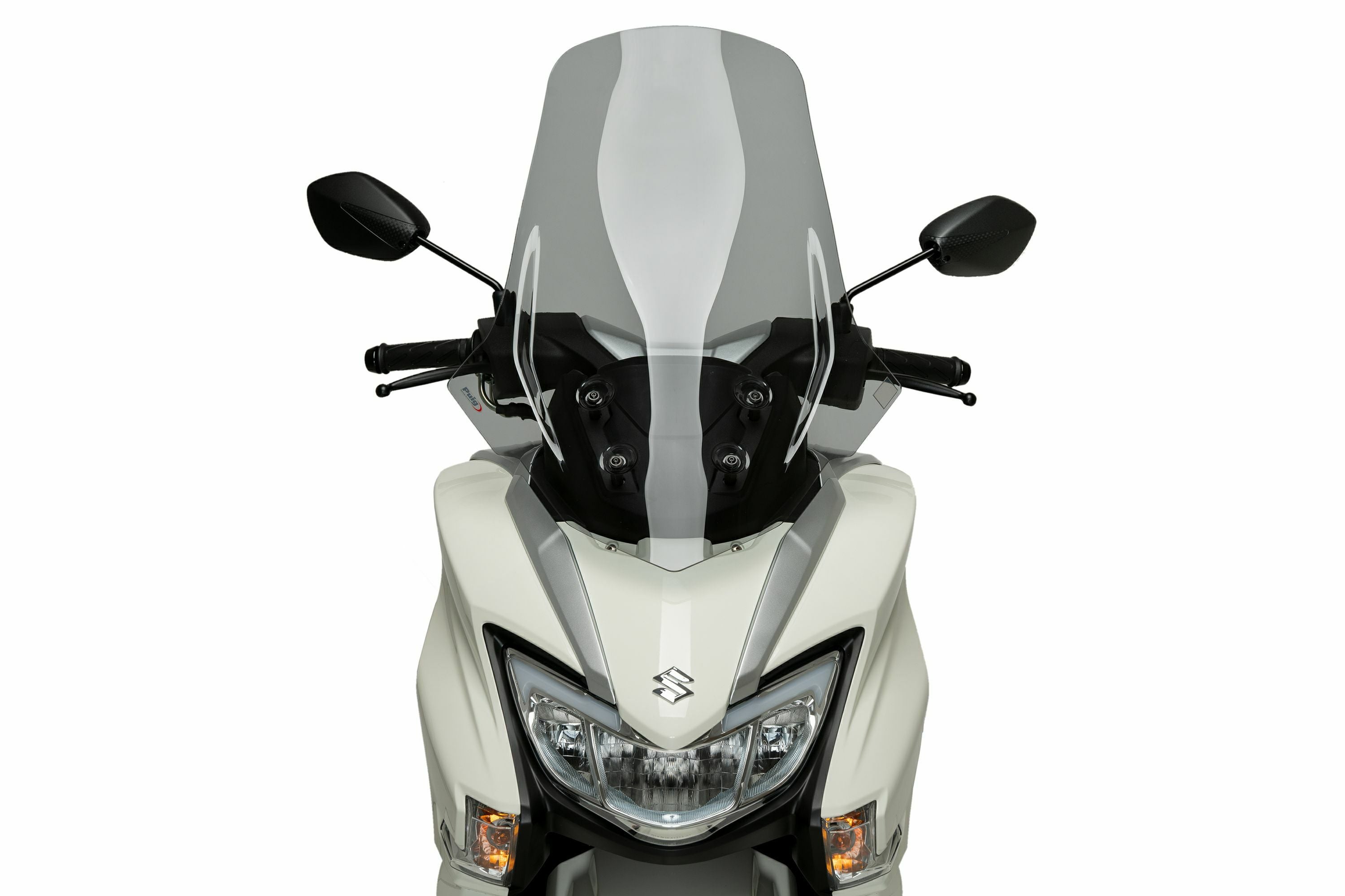 PUIG ツーリングスクリーン V-Techライン スモーク SUZUKI バーグマン