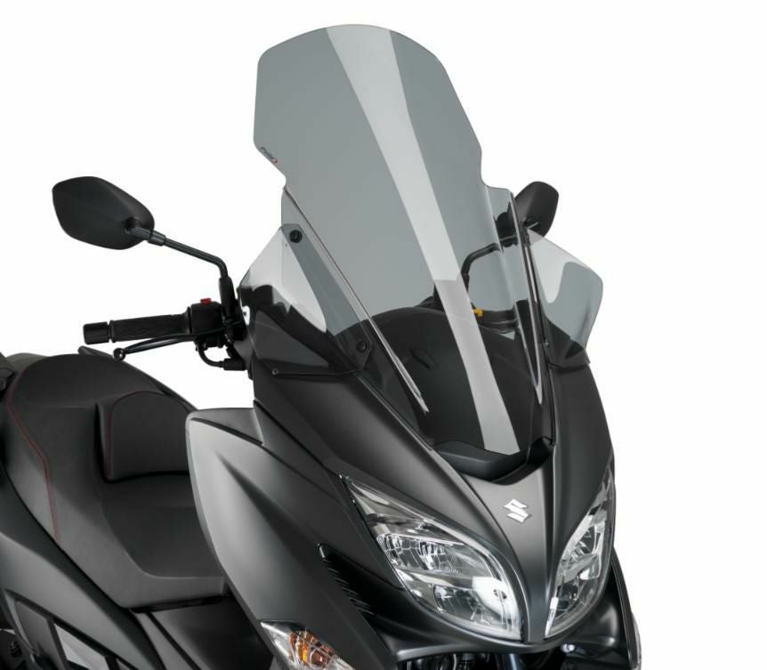 PUIG ツーリングスクリーン V-Techライン スモーク SUZUKI バーグマン