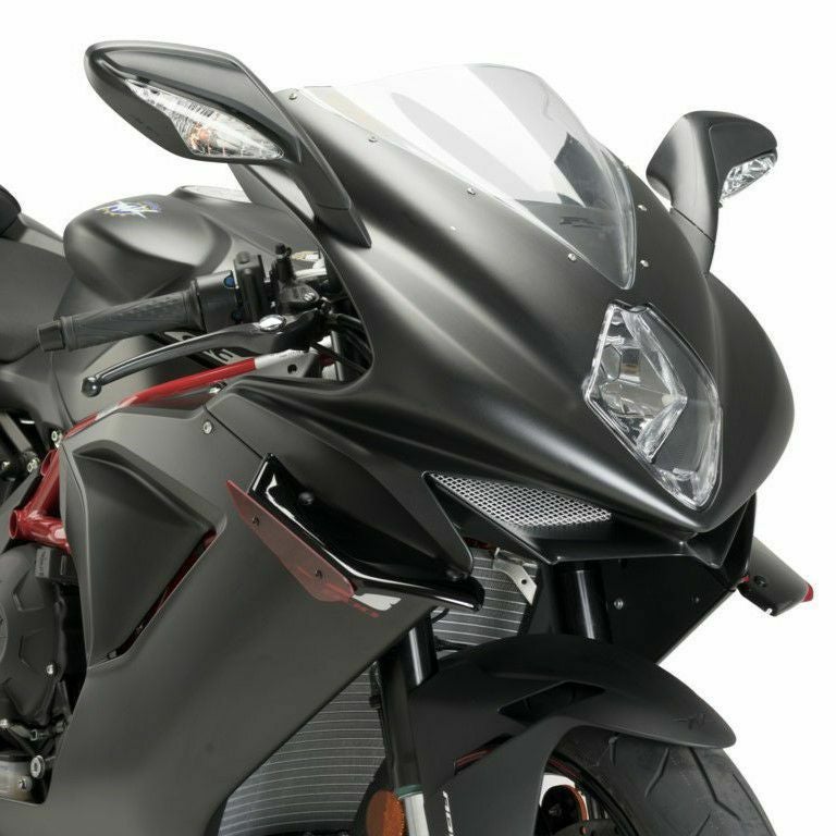 Puig ダウンフォース サイドスポイラー レッド MV Agusta F3 675/F3 800_1