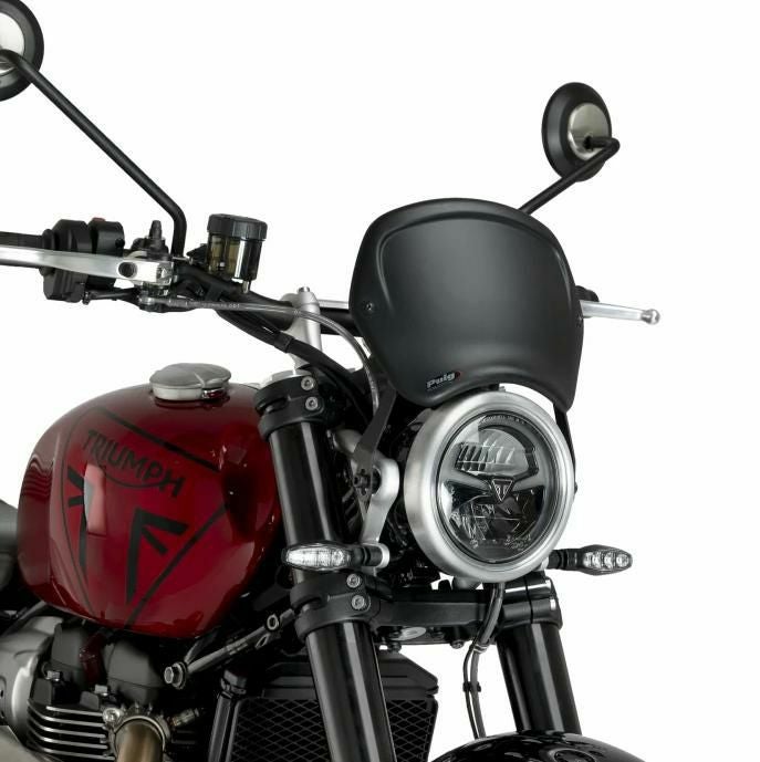 PUIG製TRIUMPH スクランブラー1200X (2024-)専用フロントプレート