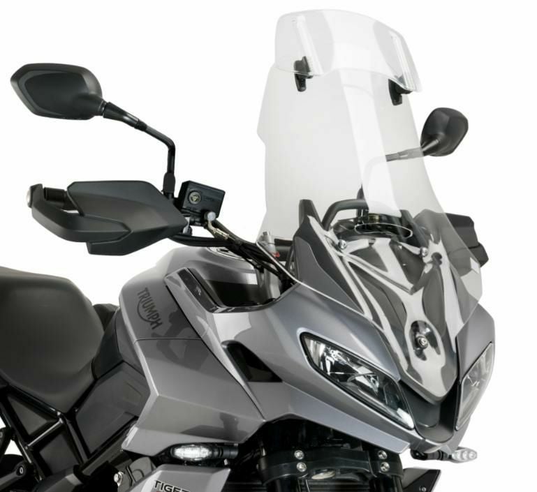 PUIG バイザー付ツーリングスクリーン クリア TRIUMPH タイガー
