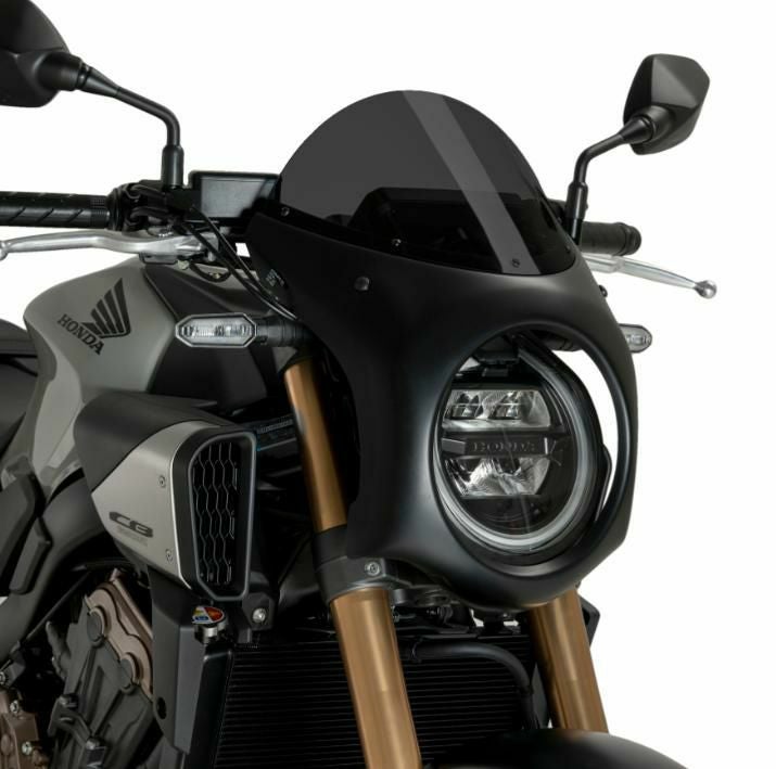 HONDA CB650R スクリーン Puig スモーク Puig Naked New Generation Windscreen Honda CB650R / CB1000R - RevZilla