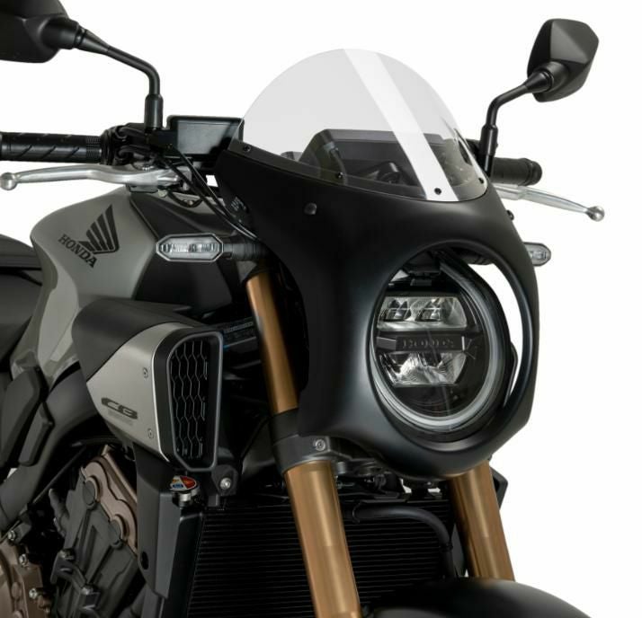 プーチ　スクリーン カウル　CB1000R　CB650R【新品】3133W プーチ(Puig) レトロ フロントカウル フェアリング スクリーン CB650R
