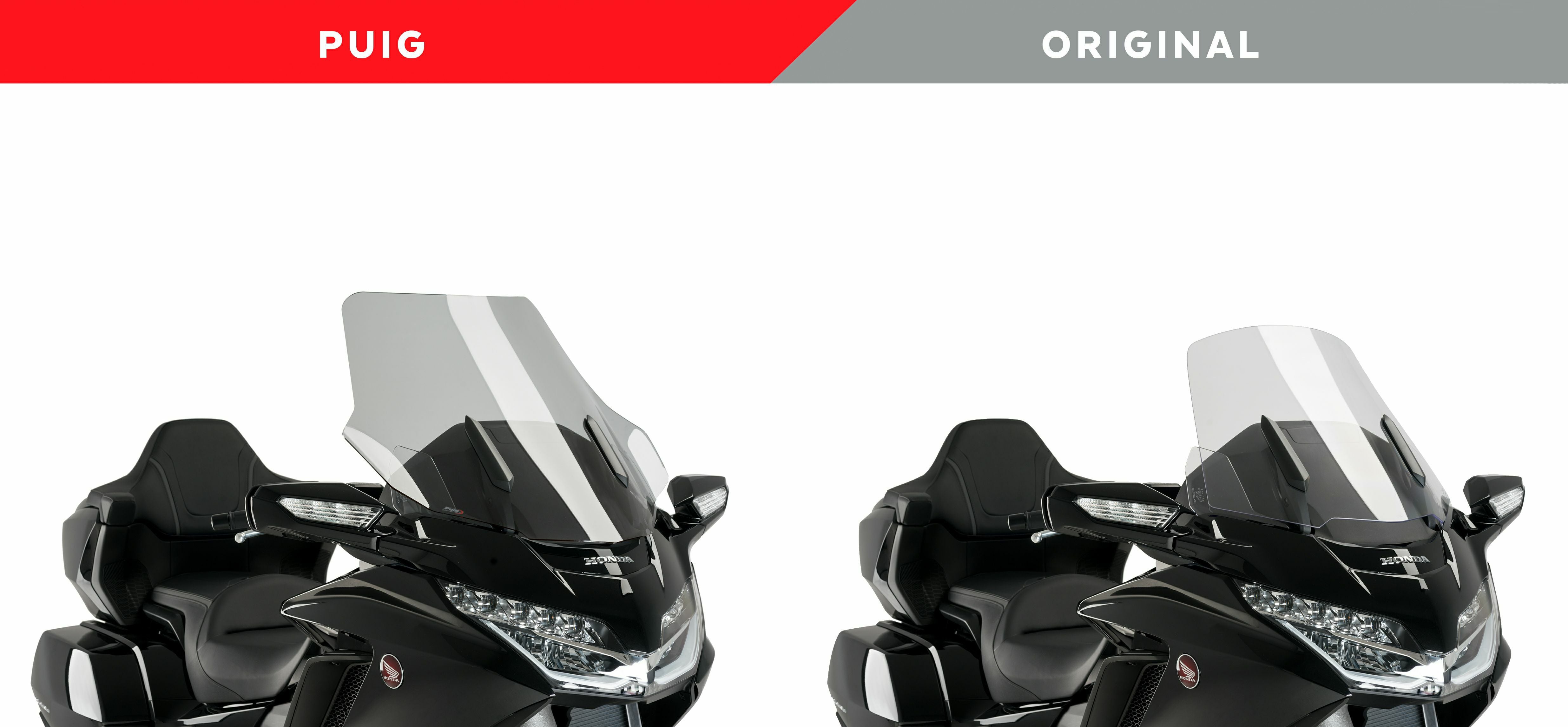 PUIG ツーリングスクリーン スモーク HONDA GL1800 ゴールドウィング