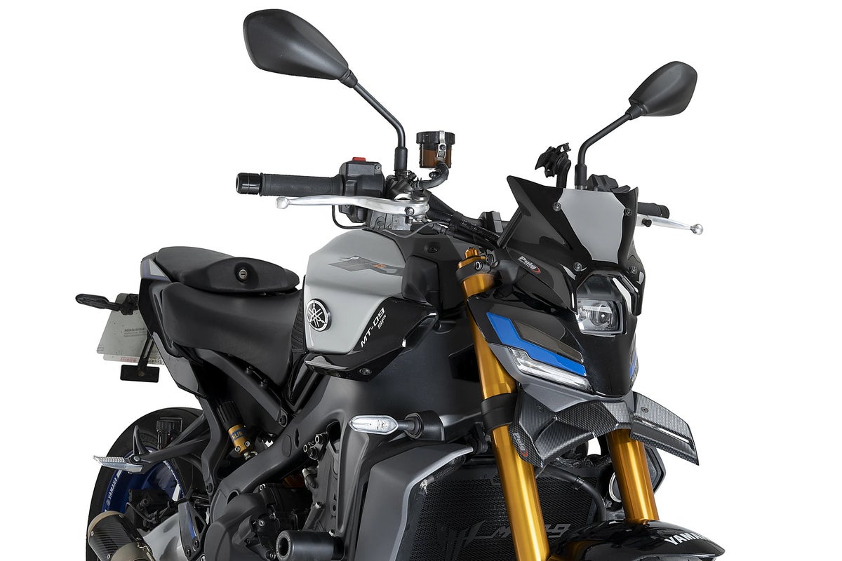 Puig フロントスポイラー カーボンルック YAMAHA MT-09 (2024-)_2