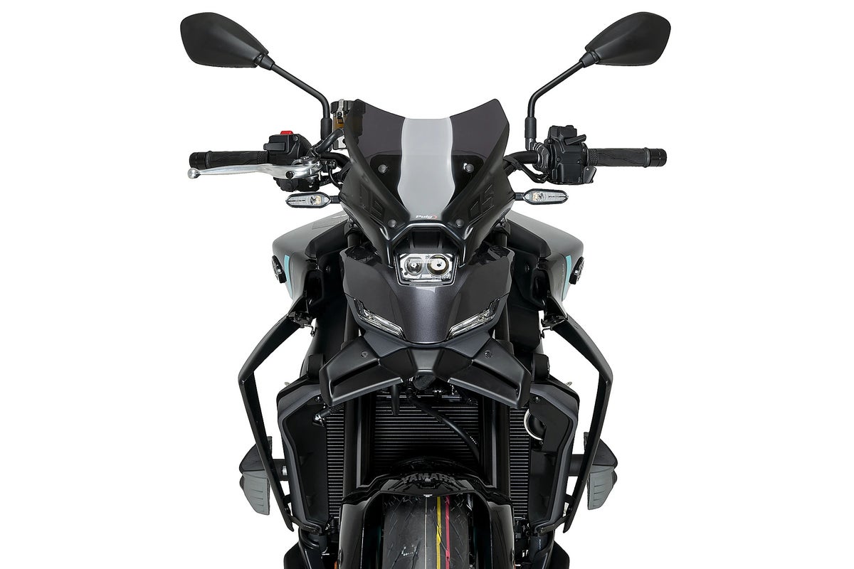 Puig フロントスポイラー マットブラック YAMAHA MT-09 (2024-)_4