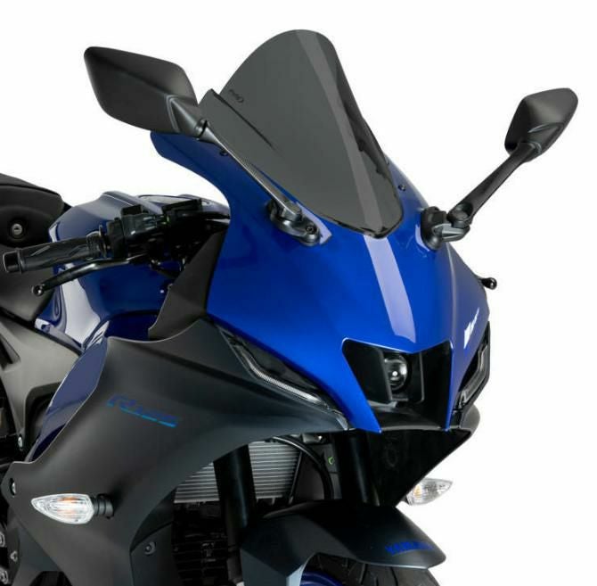 PUIG Zレーシングスクリーン ダークスモーク YAMAHA YZF-R125 (2023-2024)