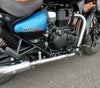 ロイヤルエンフィールドメテオ350 ノンキャタライザー中間パイプ ステンレスカラー Hitchcoks Motorcycle_2