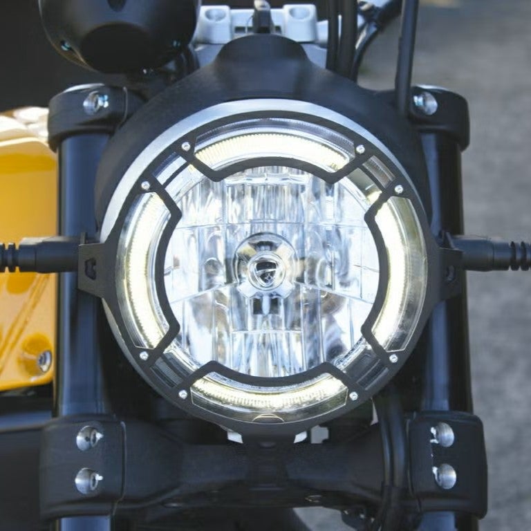 AltRider ヘッドライトガード クリア ポリカーボネート Ducati スクランブラー_3
