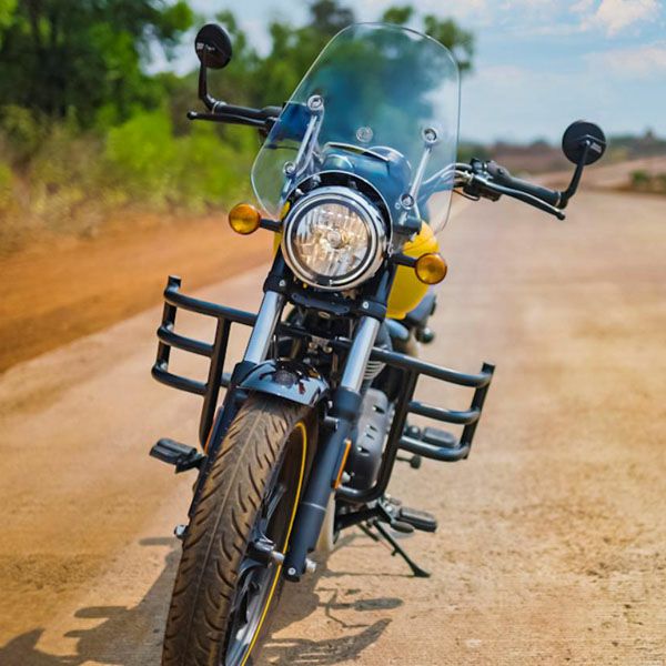 【純正】ロイヤルエンフィールド メテオ350/クラシック350/ビレット350 エンジンガード エアフライ ステンレスポリッシュ Royal Enfield_1