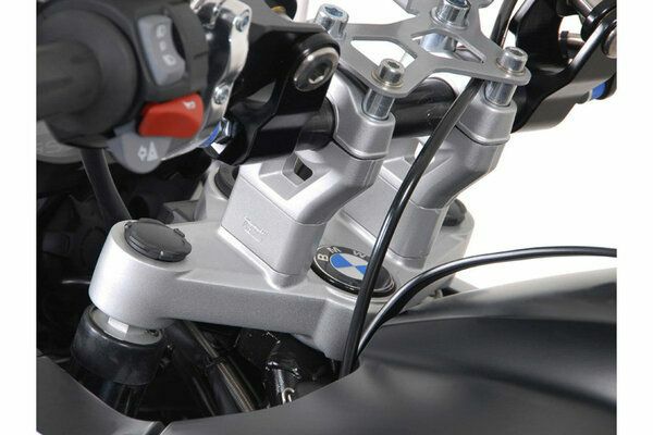 SW-MOTECH アルミ製バーライザー(高さ 30mm) シルバー BMW R1200GS (08-12) / R1200GS ADVENTURE (08-13) | LEH.07.039.117/S_1