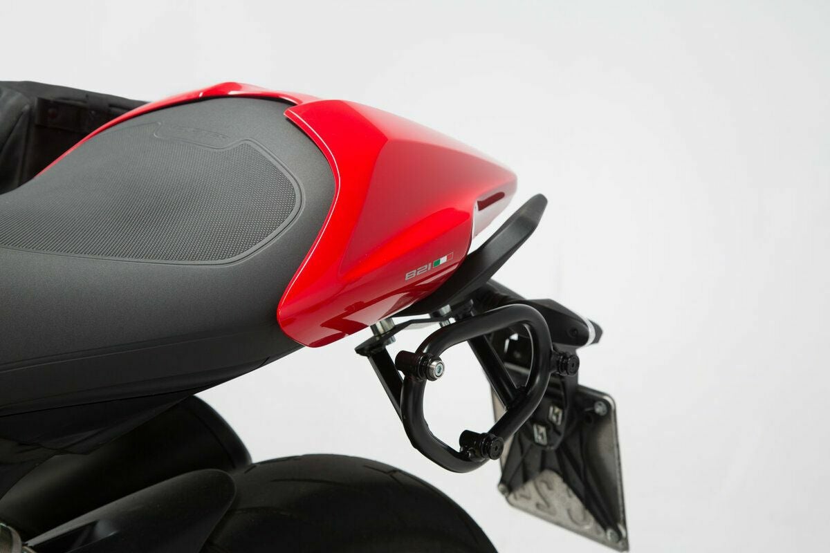 SW-MOTECH SLCサイドキャリア 左側 ブラック Ducati モンスター 1200/S