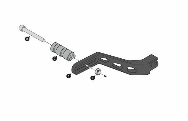 SW-MOTECH アジャスタブルブレーキペダル Honda XL750 TRANSALP (トランザルプ 750) (22-) | FBL.01.070.10000_1