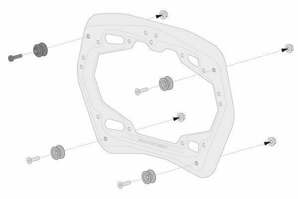 SW-MOTECH AERO ABS サイドケースシステム(片側 25L) HUSQVARNA NORDEN 901 (21-) | KFT.03.992.60100/B_6