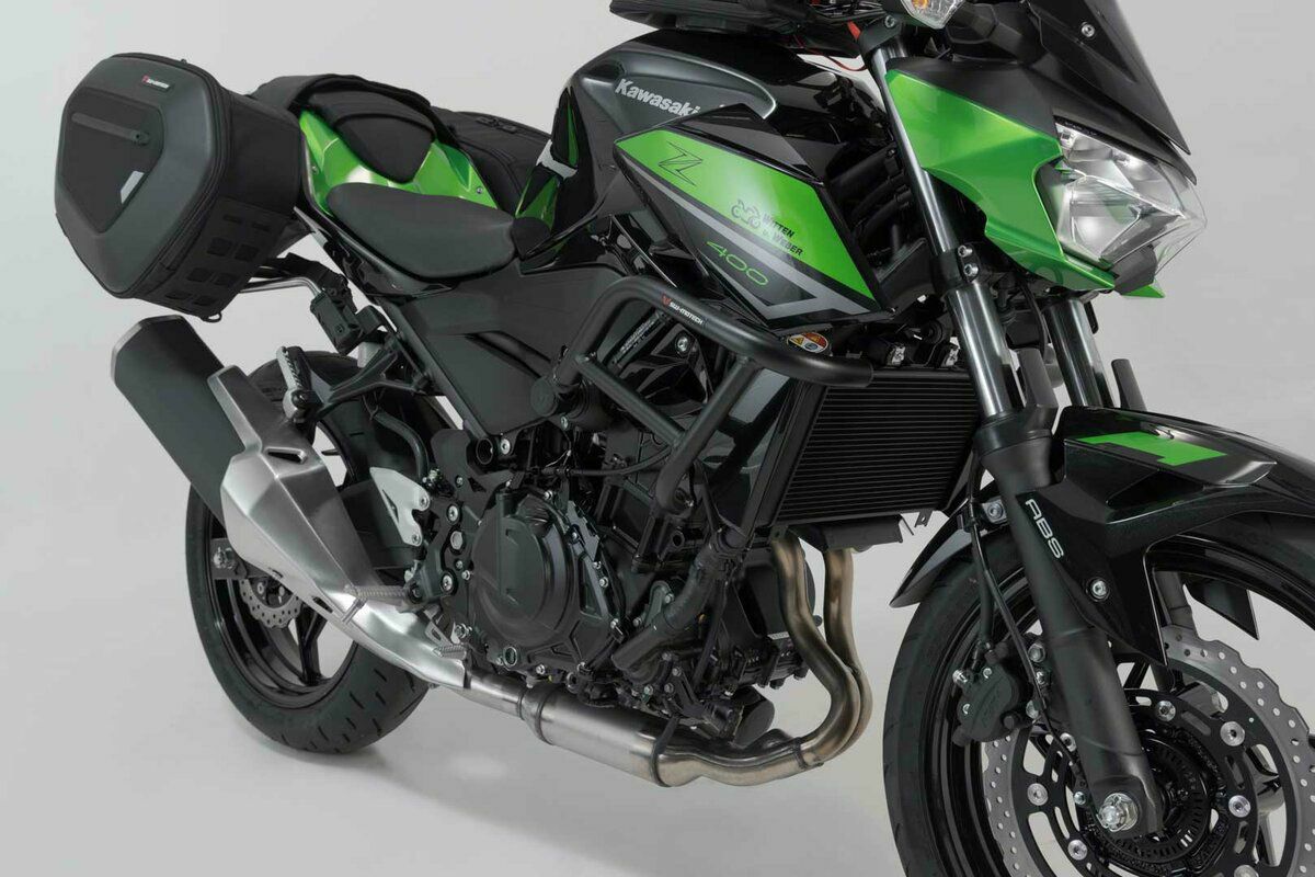 SW-MOTECH クラッシュバー ブラック Kawasaki Z400 (18-) | SBL.08.923