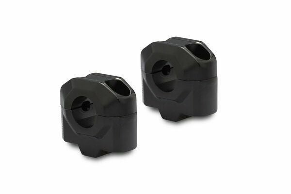 SW-MOTECH 22mmハンドルバー専用アルミ製バーライザー(高さ 25mm) ブラック 汎用 | LEH.00.039.22001.25/B_1