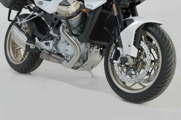 SW-MOTECH エンジンガード(アンダーガード) シルバー Moto Guzzi V100
