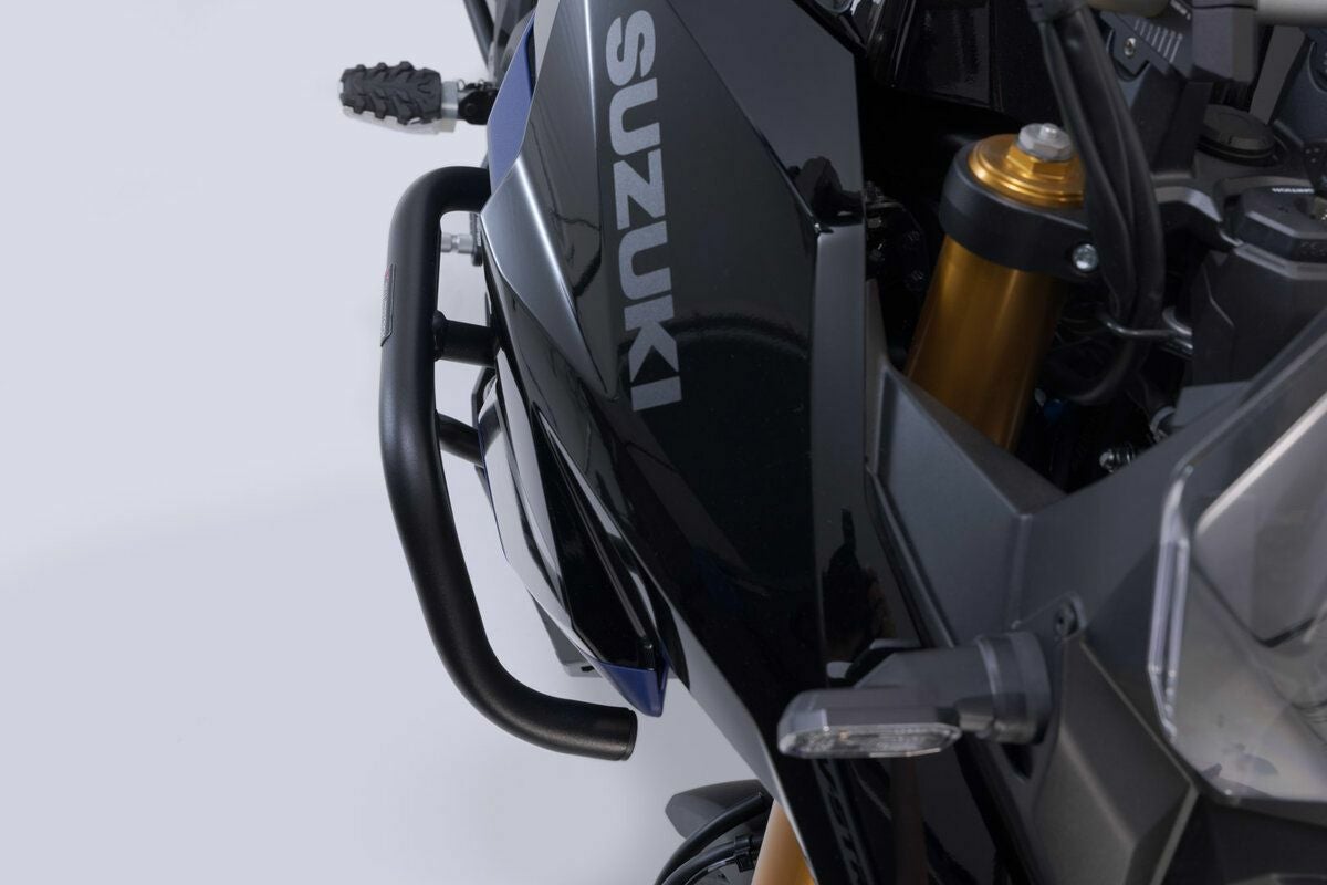 決算SALE】SW-MOTECH クラッシュバー ブラック Suzuki Vストローム