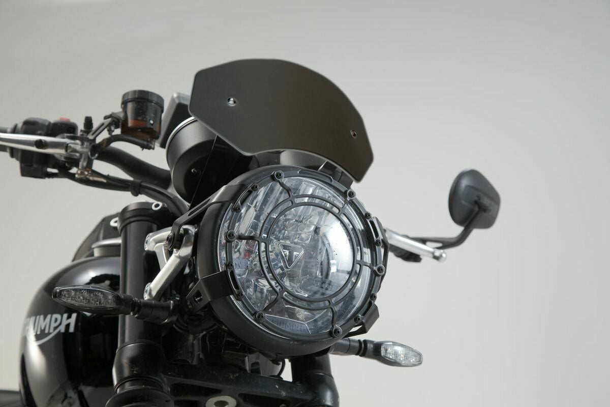 SW-MOTECH ウィンドスクリーン ブラック Triumph Speed Twin 1200 (18