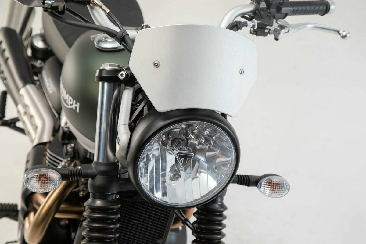 SW-MOTECH ウィンドスクリーン シルバー Triumph ストリートスクラン