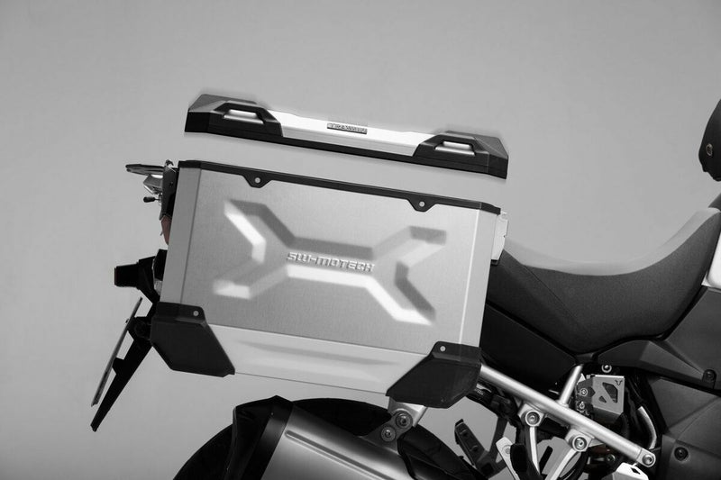 SW-MOTECH アルミサイドケース TRAX ADV M (37 L) 左側用 シルバー 