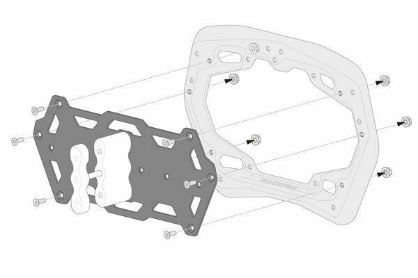 SW-MOTECH GIVIモノキーサイドケース装着用アダプター EVOサイドキャリア専用 | KFT.00.152.35900_2