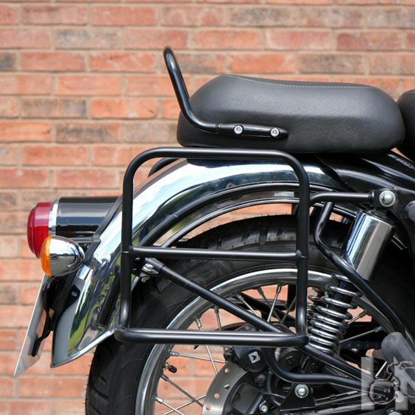 ロイヤルエンフィールド　クラシック350 サドル ロイヤル エンフィールド クラシック350 サドルバッグ ステー ブラック