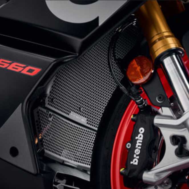 Evotech Performance Aprilia RS660 ラジエーターガード/ヘッダー