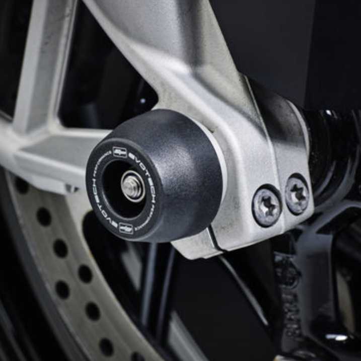 BMW F800R / R1200R/RS / R1250R/RS / S1000XR フロントアクスルスライダー(スピンドルボビン) Evotech Performance_2