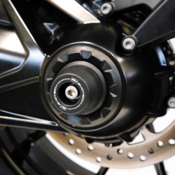 BMW R1200GS/R1250GS アクスルスライダー(スピンドルボビン)キット Evotech Performance_1