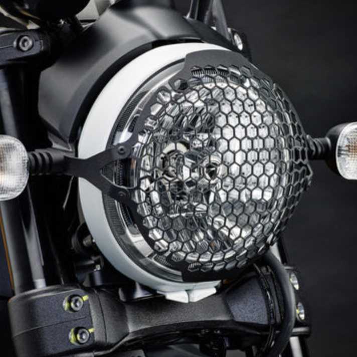 ドゥカティ　スクランブラー用ライトプロテクター Amazon | Terisass Ducati スクランブラー オートバイ ヘッドライト
