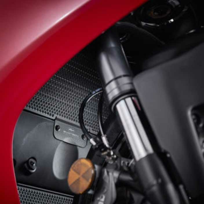 Ducati パニガーレV2/1299/1199/899/959 アッパーラジエーターガード Evotech Performance_4