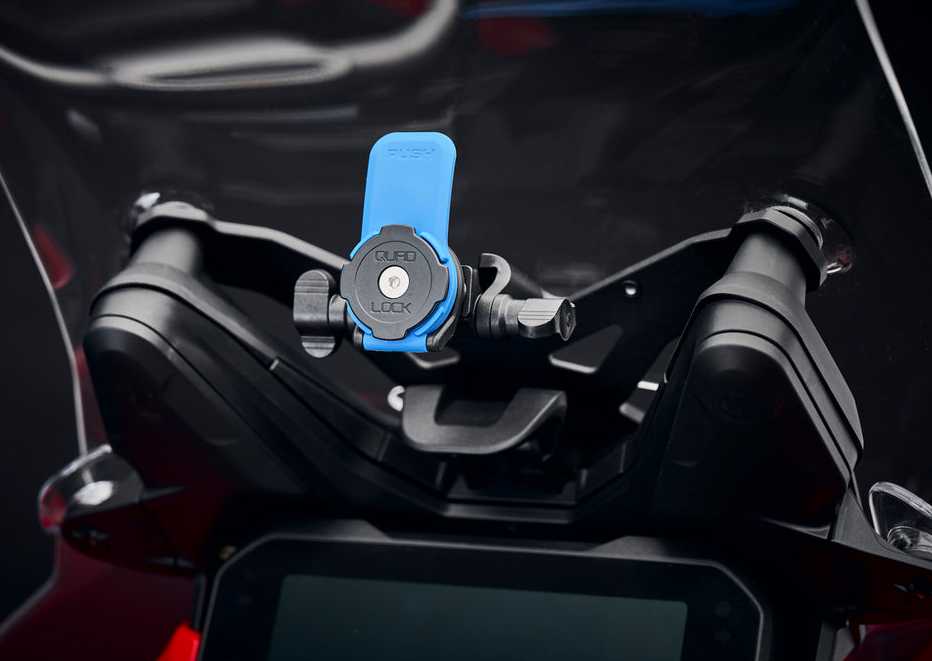 Ducati ムルティストラーダV4 (2021-) スクリーンサポート装着型スマートホンマウント(Quad Lock用) Evotech Performance_2