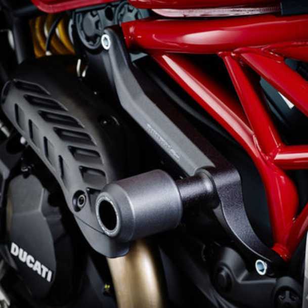 Ducati モンスター1200 / モンスター 821 フレームスライダー(クラッシュプロテクション) Evotech Performance_4