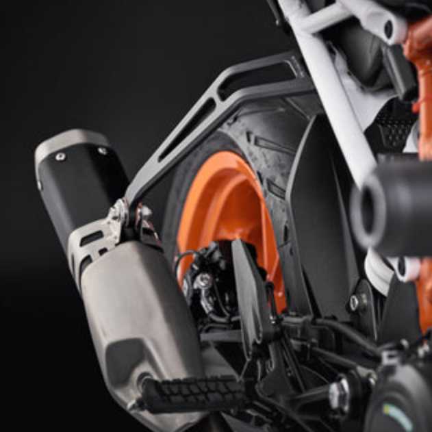 KTM 125/250/390 Duke マフラーハンガー Evotech Performance_4