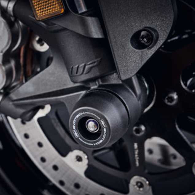 KTM 790/890 Duke / ハスクバーナ 801 アクスルスライダー(スピンドルボビン)キット Evotech Performance_10