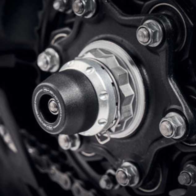 Triumph スピードトリプル1200RR/RS/RX リアアクスルスライダー(スピンドルボビン) Evotech Performance_11