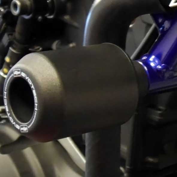 ヤマハ MT-03 2021-2024 用モーターサイクルフレームスライダー、ク Evotech Performance Yamaha MT-03 フレームスライダー(クラッシュ