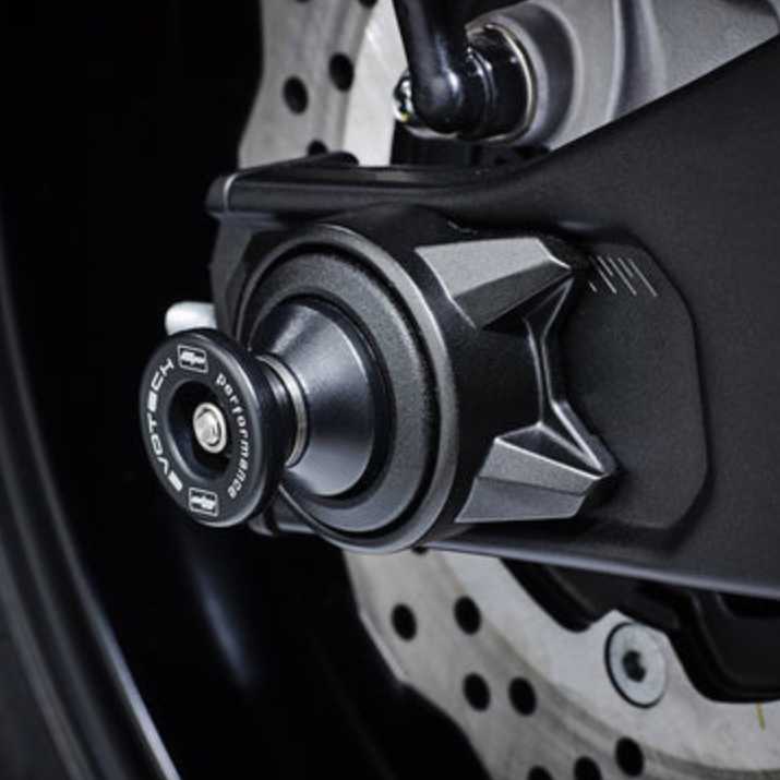 Yamaha MT-07 (13-) / XSR700 (16-) フロントアクスルスライダー / パッドドックスタンドボビン キット Evotech Performance_5