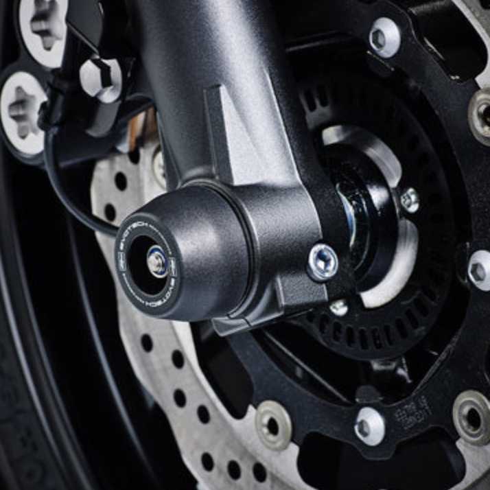 YAMAHA MT-07 (13-24) / XSR700 (16-) フロントアクスルスライダー(スピンドルボビン) Evotech Performance_1
