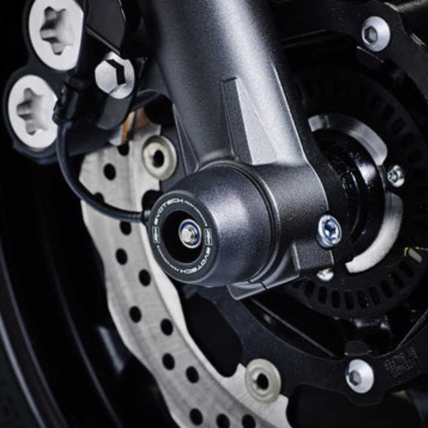 YAMAHA MT-07 (13-24) / XSR700 (16-) フロントアクスルスライダー(スピンドルボビン) Evotech Performance_2