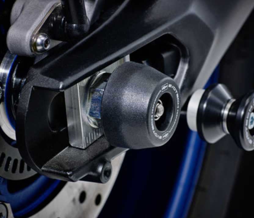 Yamaha MT-09/SP (17-20) リアアクスルスライダー(スピンドルボビン) Evotech Performance_2