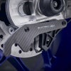 YAMAHA YZF-R1/R6/R7/R9/MT-10 カーボンファイバーGPスタイルパッドドックスタンドプレート Evotech Performance_1