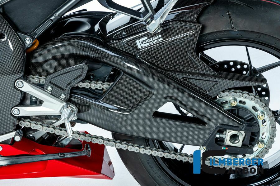 CBR1000rr-r 20-23 社外カーボンサイドカバー 加工品 ILMBERGER スイングアームカバー (左側)サイド グロス仕上げ HONDA