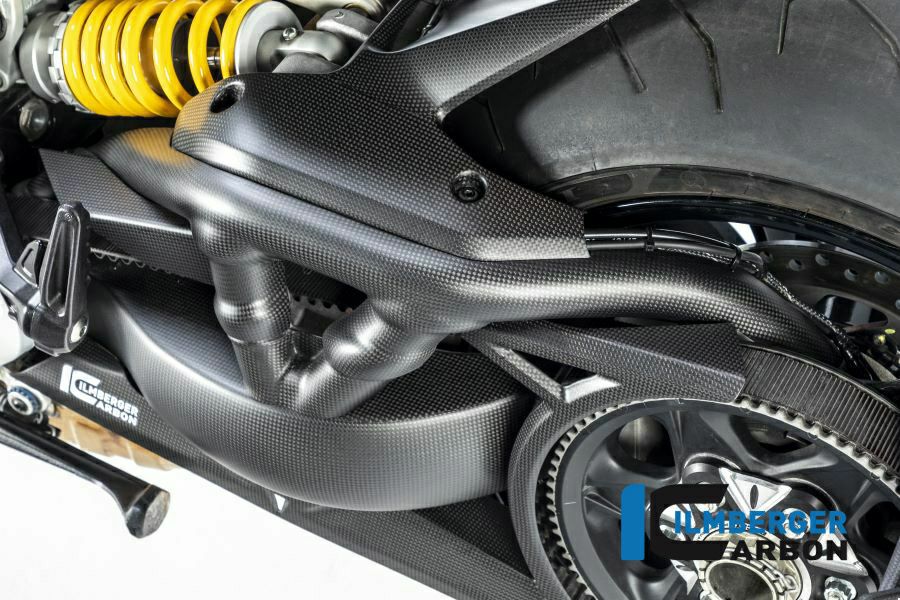 Ducati DIAVELイルムバーガー ドライカーボン スイングアームカバー ILMBERGER スイングアームカバーセット マット仕上げ DUCATI XDiavel/S