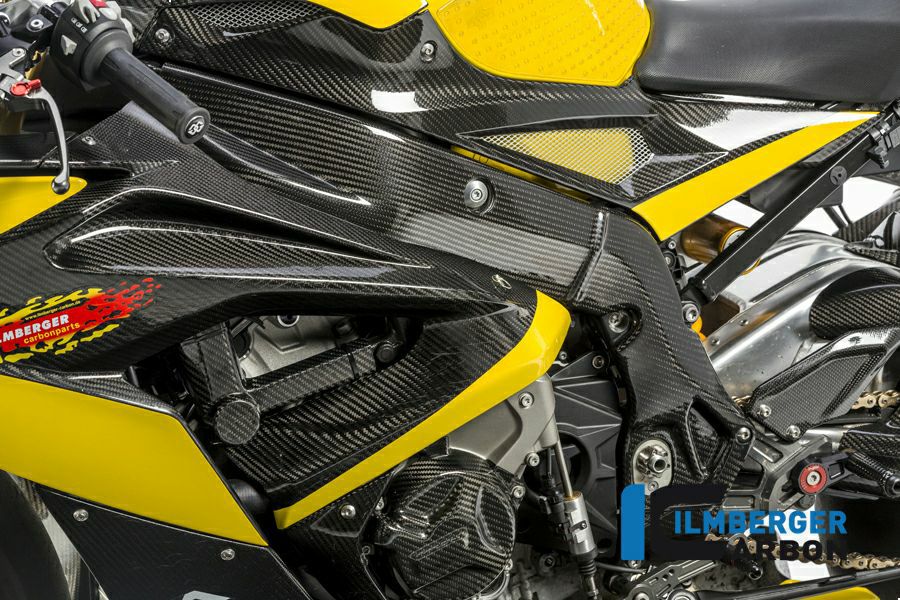 S1000RR イルムバーガー社製 カーボンフレームカバー 2015年式 ILMBERGER フレームカバー (左側) BMW S1000RR 競技仕様車