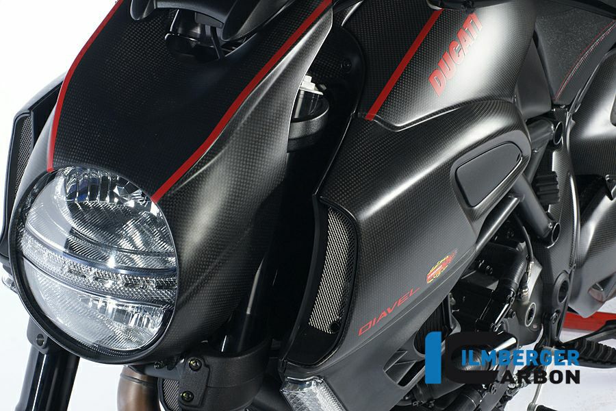 ILMBERGER ヘッドライトカバー DUCATI DIAVEL 1200